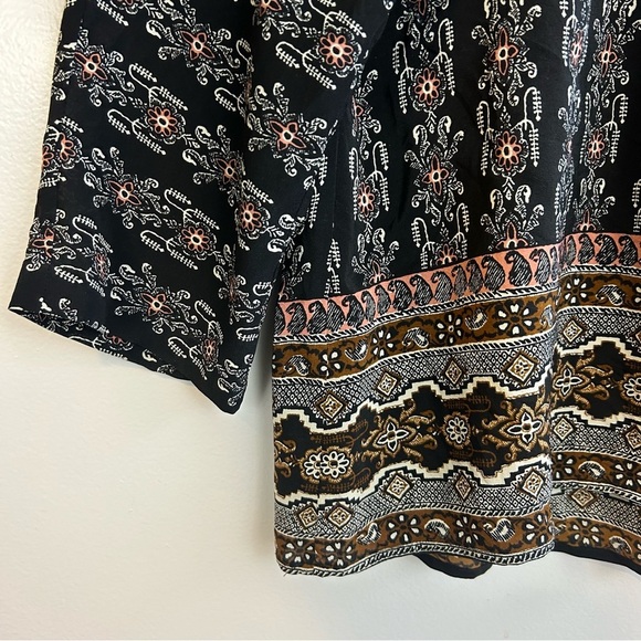 Madewell Bohème Popover 100% Silk Boho V-neck Blouse Size Medium - Picture 6 of 13